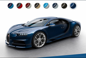 Bugatti Chiron, ecco il configuratore