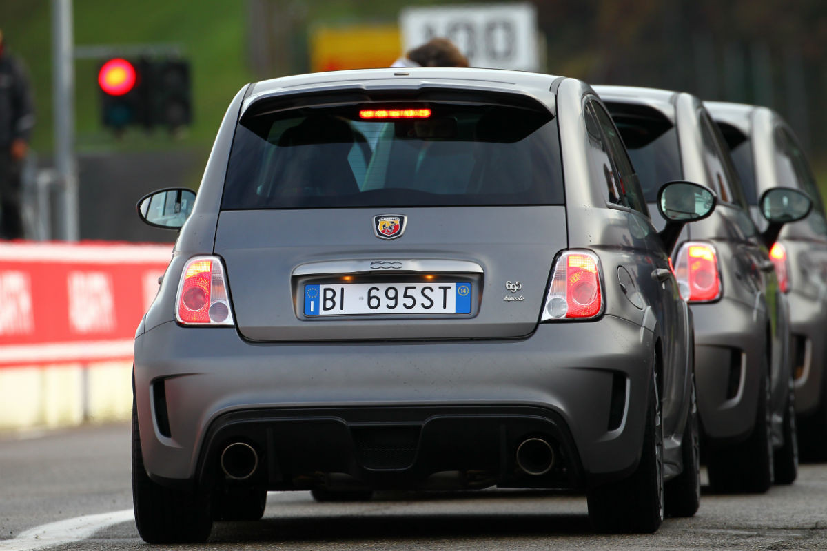 Primo Test Abarth 695 Biposto (prova su pista)