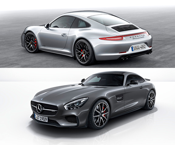 Porsche 911 GTS vs Mercedes AMG GT S