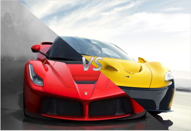 McLaren P1 Vs Ferrari LaFerrari