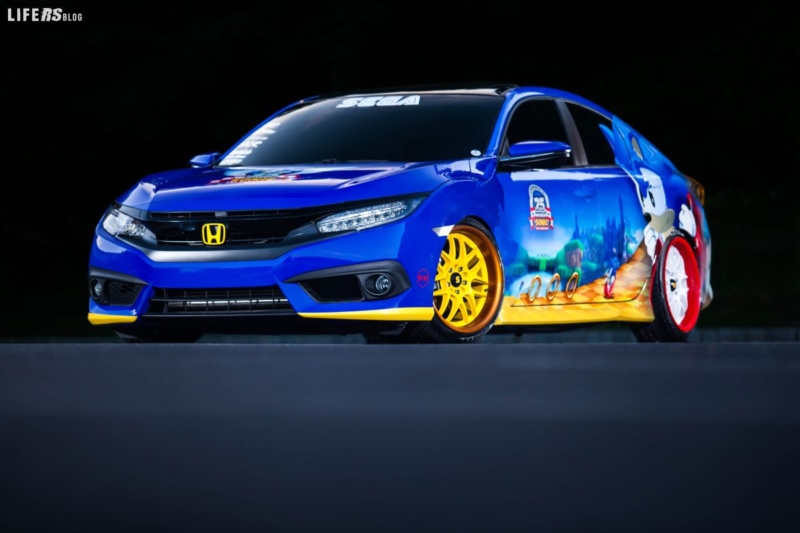 SEGA Sonic Civic Sedan Honda