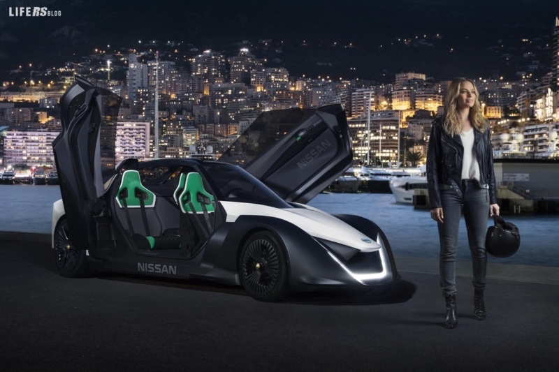 Margot Robbie e Nissan, sul circuito di Monaco