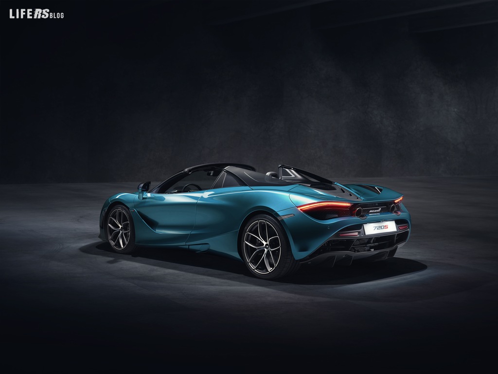 720S Spider, tetto retrattile elettrico in fibra di carbonio