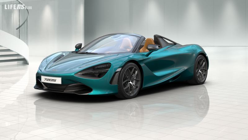 720S Spider, tetto retrattile elettrico in fibra di carbonio