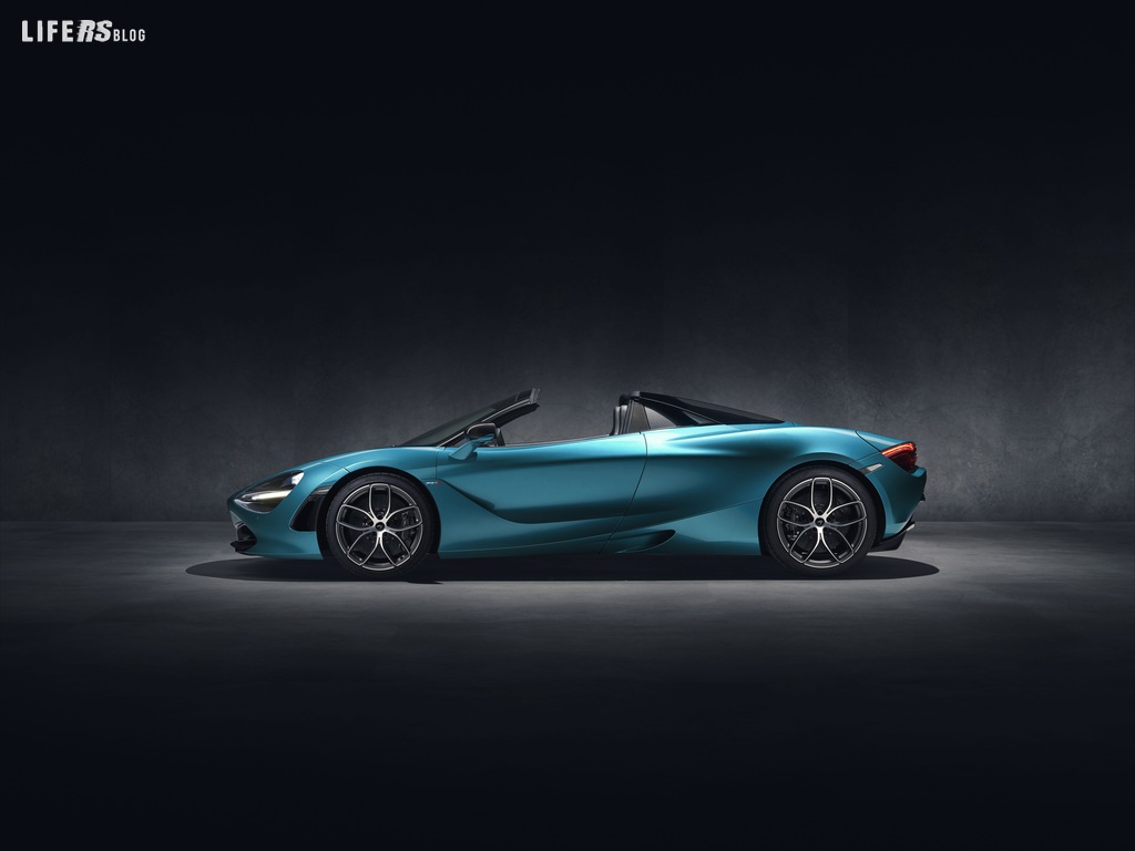 720S Spider, tetto retrattile elettrico in fibra di carbonio