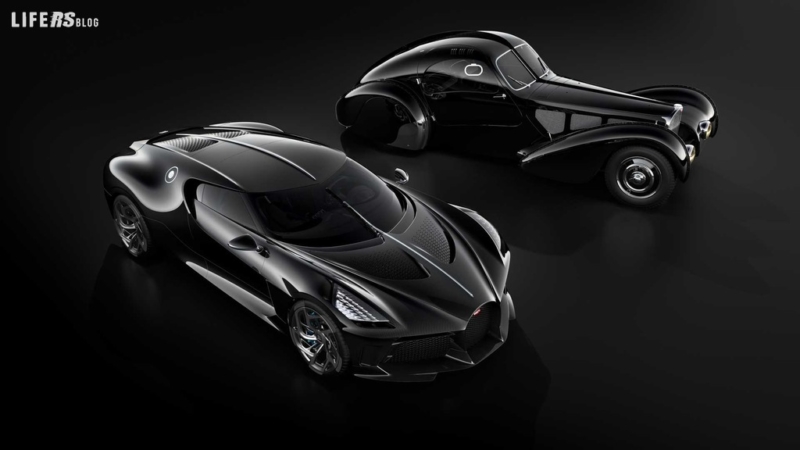 Noire, altro modello speciale ed usclusivo di Chiron Bugatti