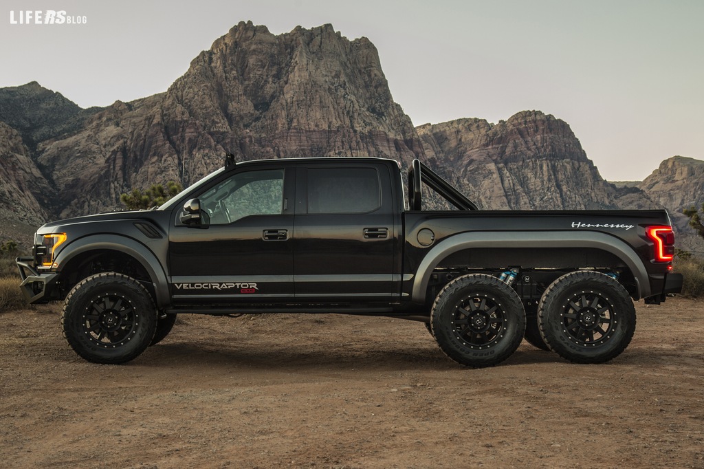 Hennessey VelociRaptor 6x6 is pure aggression on wheels