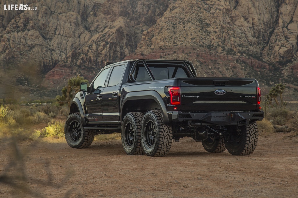 Hennessey VelociRaptor 6x6 is pure aggression on wheels