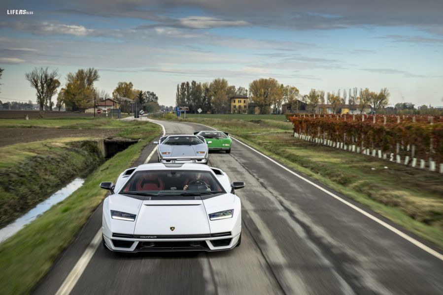 LPI 800-4 tre Countach per celebrare un’icona