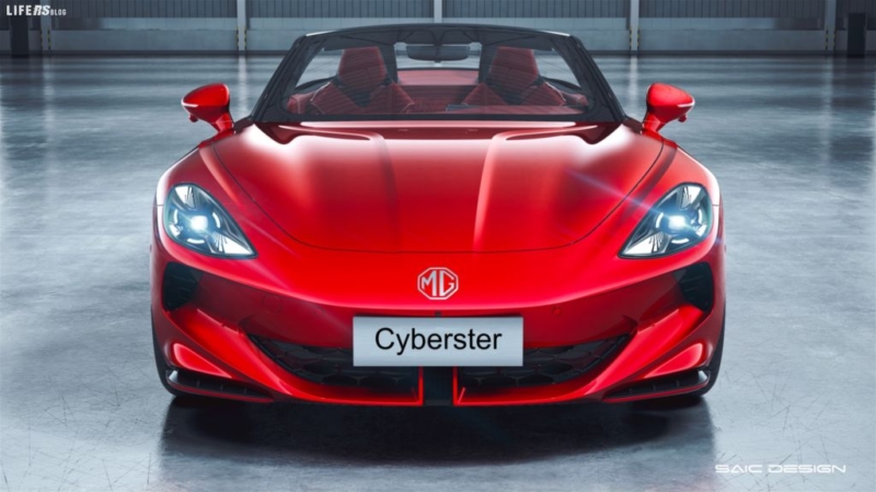 Cyberster la nuova auto sportiva MG 100% elettrica