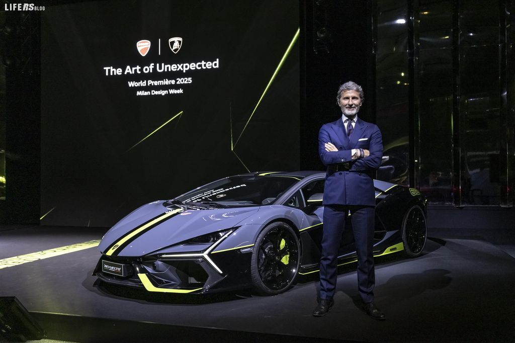 Lamborghini V4, la Revuelto "63" che veste Ducati